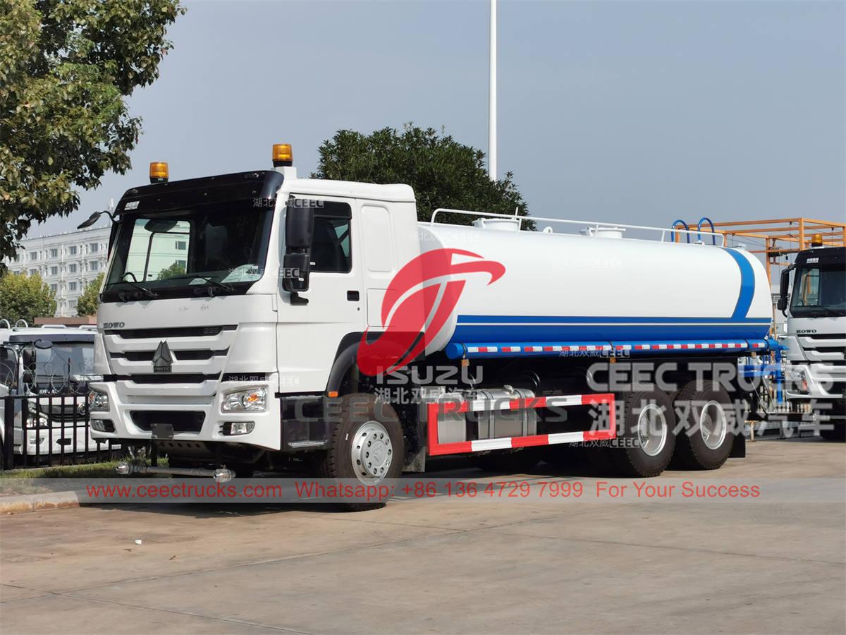 Congo - 2 units HOWO 20000 liters water bowser na na-export sa Congo