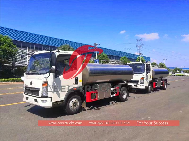 Nigeria- 2 unit howo fuel tanker trucks ang iniluluwas